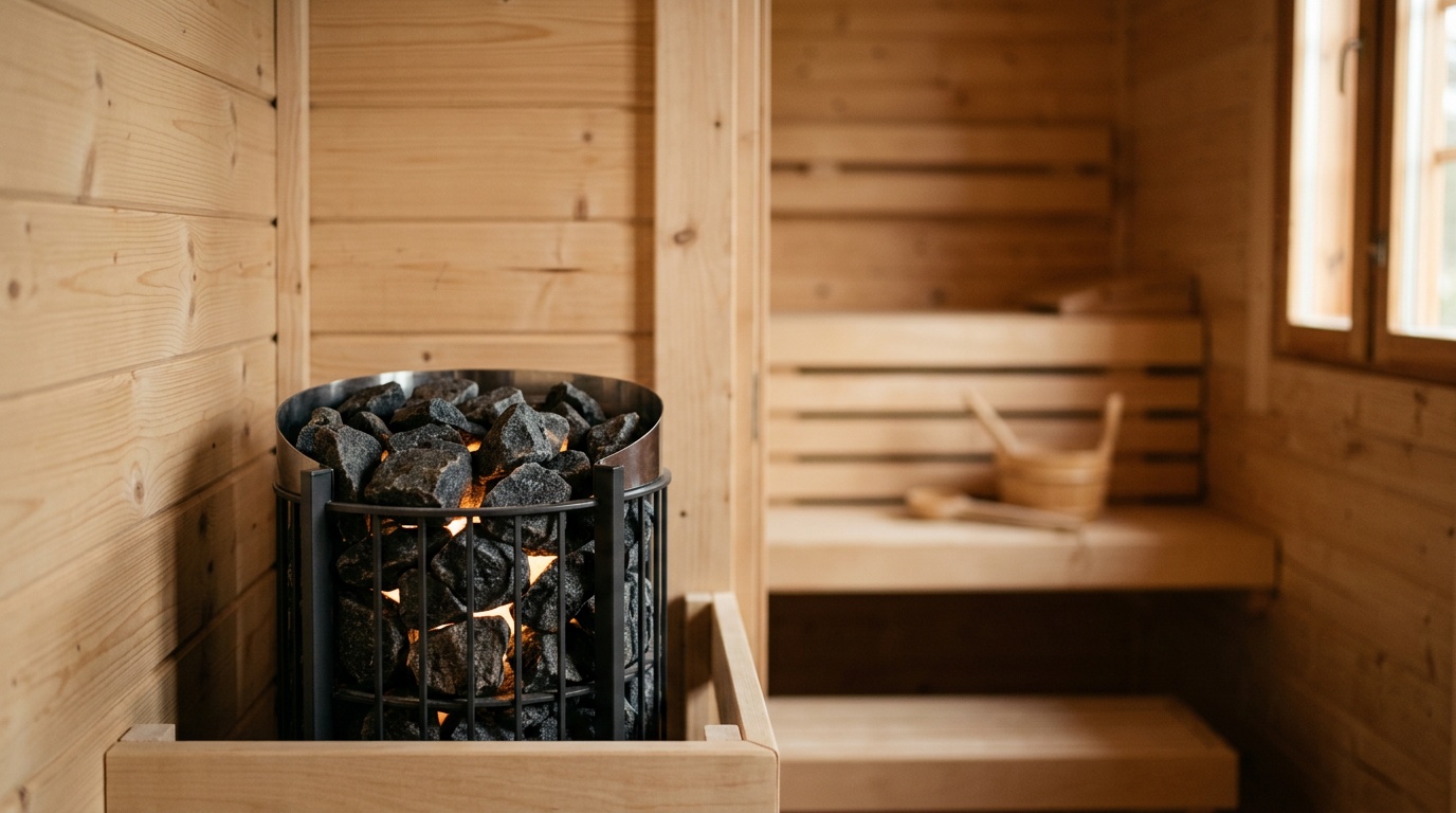 Saunaofen 8 kW für Heimkabinen von 7 bis 9 m³